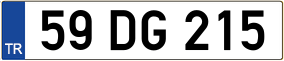 Truck License Plate